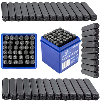 Numeratory znaczniki stemple wybijaki do metalu litery + cyfry 5mm 36el. FALON-TECH