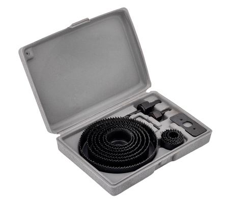 Otwornice do drewna koronkowe 16 sztuk FALON-TECH