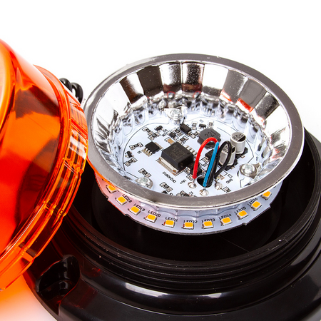 Lampa LED światło ostrzegawcze kogut magnes do samochodu lawety 10-30V 15W MAR-POL