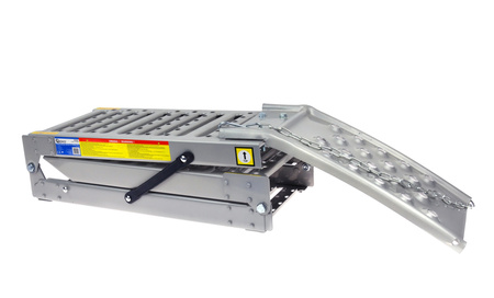 Rampy Podjazdy Najazdy składane stalowe 2 szt. 500 kg GEKO