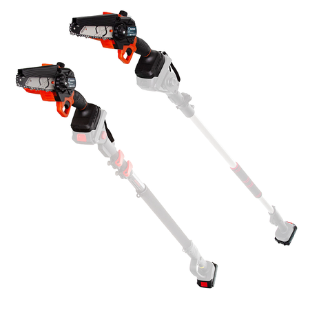 Mini pilarka piła łańcuchowa 6" 15 cm gałęziówka akumulatorowa 21V 2 x AKU M66162 DEMON