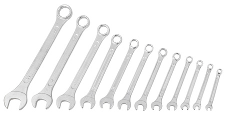 Zestaw kluczy płasko-oczkowych 6-22mm 12 sztuk WMC