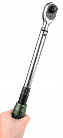 Klucz dynamometryczny dwustronny z certyfikatem 1/2" 530mm 40-220Nm ROCKFORCE