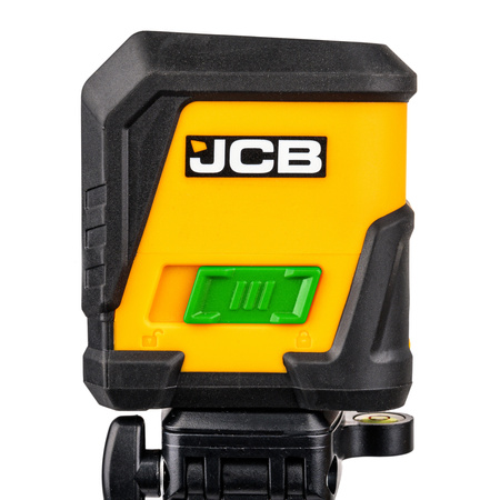 Poziomica laserowa krzyżowa 20m samopoziomująca + statyw JCB