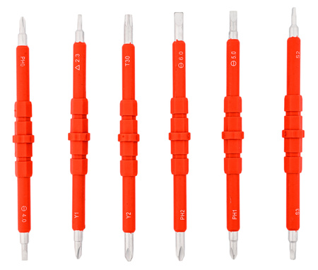 Zestaw wkrętaków śrubokręty izolowane 25 rozmiarów + walizka dla elektryka FALON-TECH