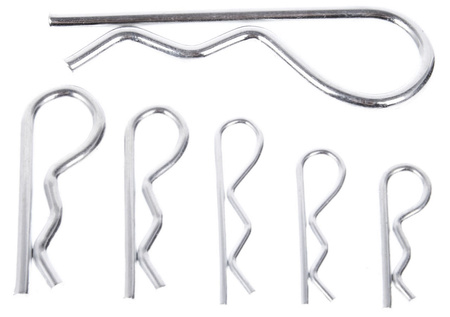 Zestaw zawleczek przetyczek zawleczki 150 sztuk spinek GEKO