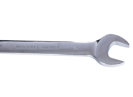 Klucze płasko oczkowe z grzechotką łamane satyna walizka 6-32 mm 22el GEKO