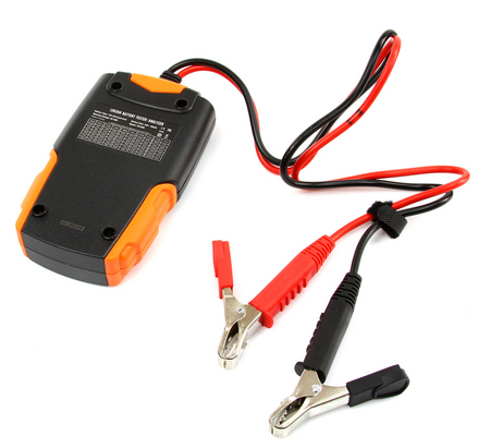 Cyfrowy tester do akumulatorów baterii uniwersalny LCD 3-200Ah 12V 24V MAR-POL