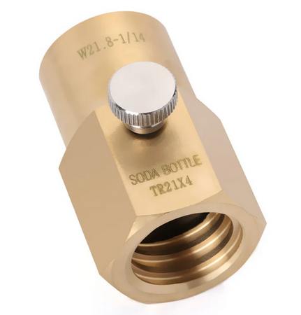 Adapter przejściówka do napełniania butli sodastream CO2 złącze W21.8-14. FALON-TECH