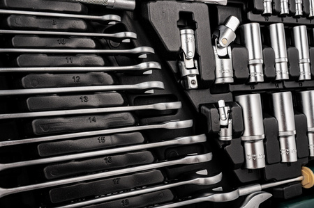 Zestaw narzędziowy warsztatowy klucze nasadowe nasadki płaskie torx 216 + 6el ROCKFORCE