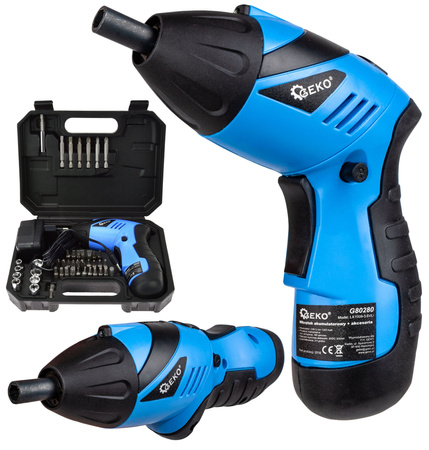 Wkrętarka wkrętak akumulatorowa 3,6V 1300 mAh GEKO