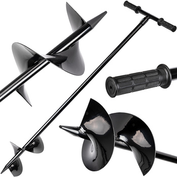 Świder ręczny wiertło do gleby ziemi gruntu słupków sadzenia drzew 180 mm FALON-TECH