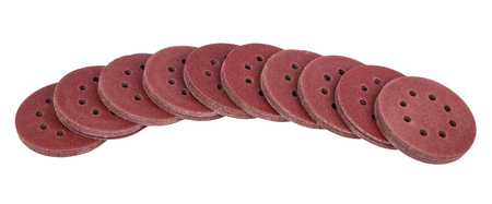 Papier ścierny na rzep krążek dysk z dziurami 125mm P80 100szt SILVER