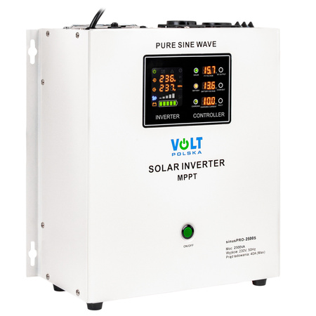 Przetwornica solarna UPS SINUSPRO 2500S (24V/2500W) VOLT POLSKA