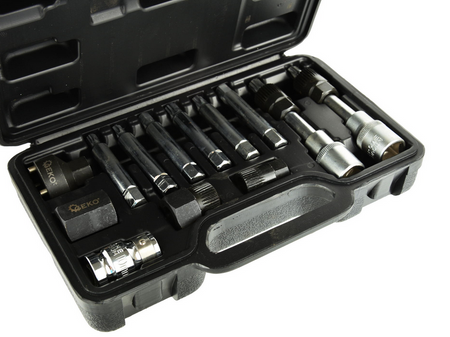 Klucze do alternatorów 13 sztuk GEKO