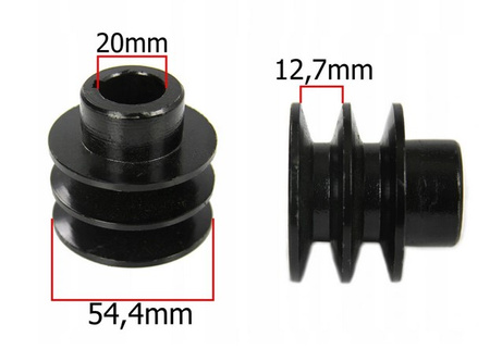 Koło koła pasowe szajba do silnika 7hp 54,4 mm MAR-POL