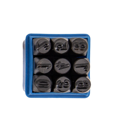 Znaczniki numeratory (cyfry + litery) 36el 6mm TOOLES