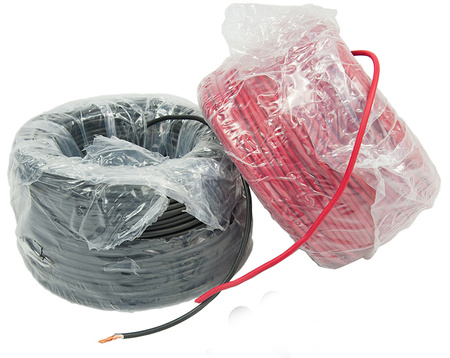 Przewód solarny miedziany 4mm2 MC4 czarny 1M