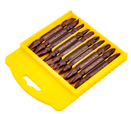 Zestaw bity podwójne 65 mm końcówka dwustronna do wkrętarki wiertarki 10 el FALON-TECH