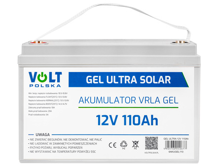 Akumulator żelowy głębokiego rozładowania 12V 110Ah V-PRO VOLT POLSKA