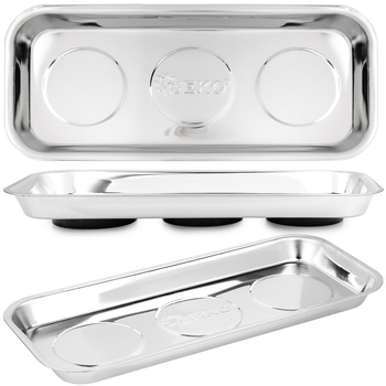 Miska magnetyczna warsztatowa prostokątna 358x158 GEKO