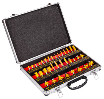 Frezy do drewna kształtowe frezarka 35 sztuk GEKO