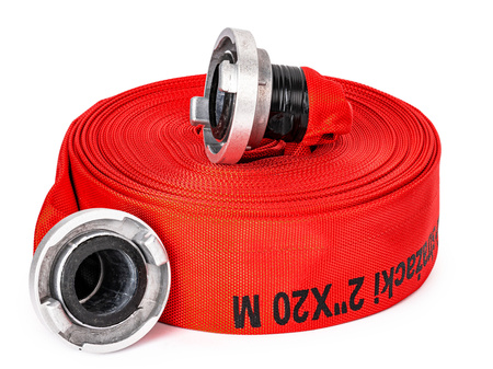 Wąż strażacki parciany do wody szamba szybkozłączka pompy wodnej 2" 52mm 20m FALON-TECH