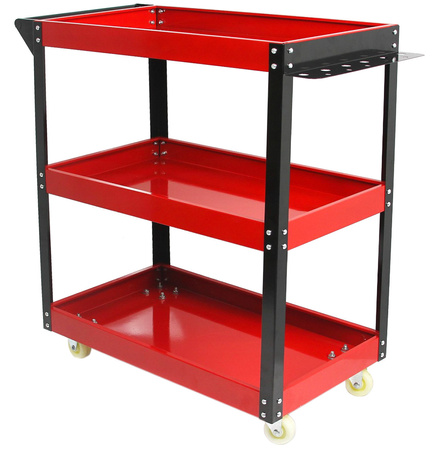 Warsztatowy wózek narzędziowy 3 półki SILVER