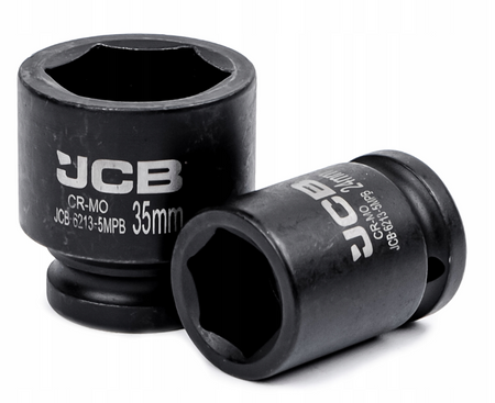 Zestaw nasadki udarowe nasadowe głębokie do klucza pneumatycznego 3/4" 17-50mm 21el JCB