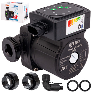 Pompa cyrkulacyjna obiegowa do pieca C.O. BETA NOVA 25-60/130 IBO POMPY