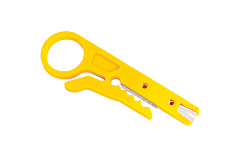 Zestaw narzędzia sieciowe RJ45 tester kabli ściągacz wtyk zaciskarka 19el GEKO