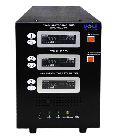 Stabilizator napięcia AVR PRO 25kVA trójfazowy 3% VOLT POLSKA