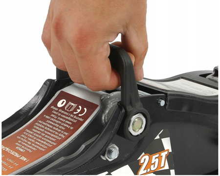 Podnośnik samochodowy hydrauliczny żaba niskoprofilowy 2.5T +Głowica +Guma