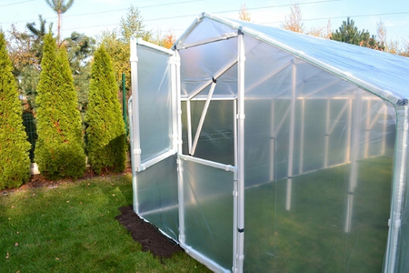 Tunel foliowy szklarnia ogrodowa 283x471 (ogórek) 13m2 PCV PTF POLSKA