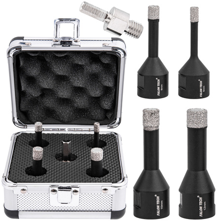 Zestaw otwornic diamentowych 6 - 12 mm - zestaw 4 el GEKO