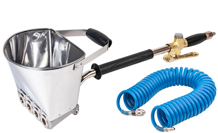 Tynkownica tynkarka pistolet do tynkowania pneumatyczny +wąż 10m FALON-TECH