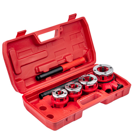 Gwintownica do rur ręczna (4 elementy) GEKO