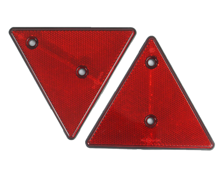 Zestaw lamp do przyczepki światła tylne trójkąt homologacja E4 12V 7PIN MAR-POL