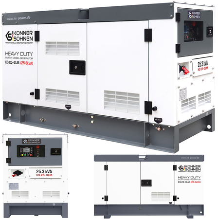 Agregat generator prądu stacja diesel  KS 25-3LM Könner & Söhnen KS