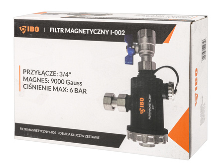 Filtr magnetyczny separator zanieczyszczeń I-002 3/4" IBO