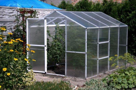 Tunel foliowy szklarnia ogrodowa Poliwęglan 211x405 (Pomidor) 8,5m2 PCV PTF POLSKA