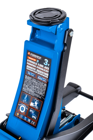 Podnośnik warsztatowy hydrauliczny 3T 2-tłokowy niskoprofilowy FORSAGE