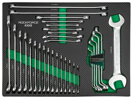 Szafka warsztatowa wózek narzędziowy z wyposażeniem klucze nasadowe 274 el ROCKFORCE