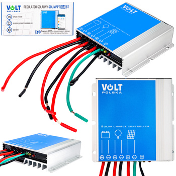 Regulator napięcia paneli fotowoltaicznych MPPT 12V 10A BLUETOOTH VOLT POLSKA