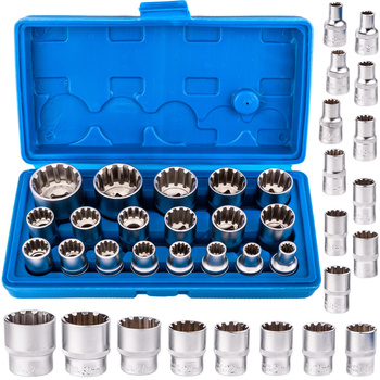 Klucze nasadowe TORX SPLINE 1/2 19el FALON-TECH