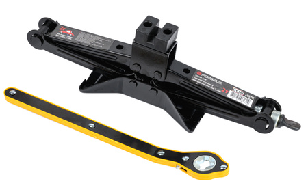 Podnośnik samochodowy lewarek trapezowy klucz do wymiany kół żaba trapez 2T FORSAGE