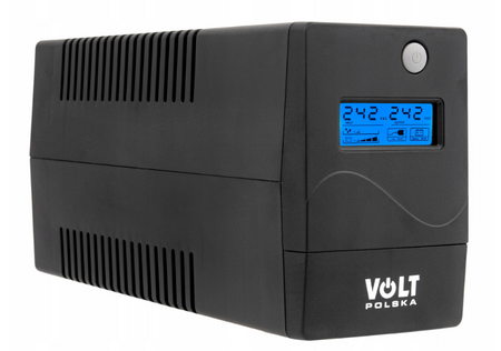 Zasilacz awaryjny UPS LCD 650Va 360W 7Ah + program VOLT POLSKA