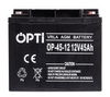 Akumulator AGM OPTI 12V 45Ah + zewnętrzny wyświetlacz LCD VOLT POLSKA