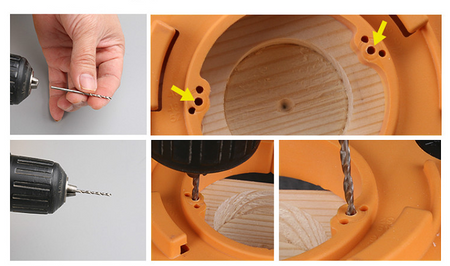 Szablon do wiercenia otworów pod zawiasy 15-35 FALON TECH