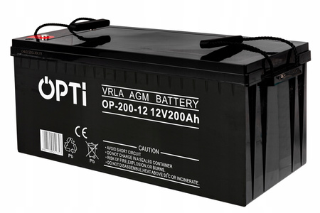 Akumulator bezobługowy agm do ups kampera zasilanie awaryjne 12V 200Ah VOLT POLSKA